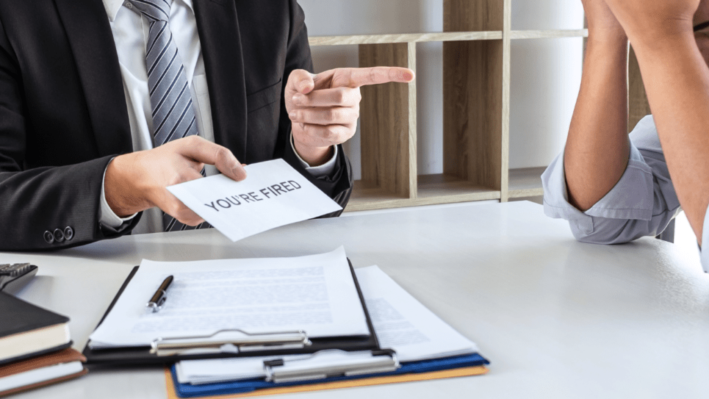 mise à pied travail