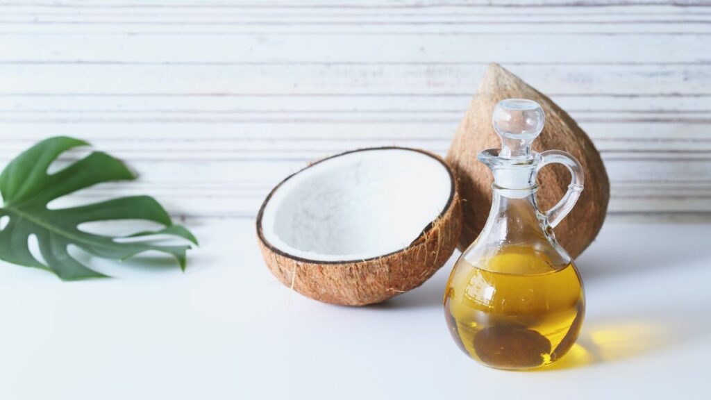 de l’huile de coprah